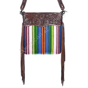 American Darling Concealed Carry Multicolor Blanket Fringe Purse