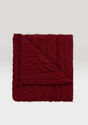 Aran Supersoft Blanket | Red