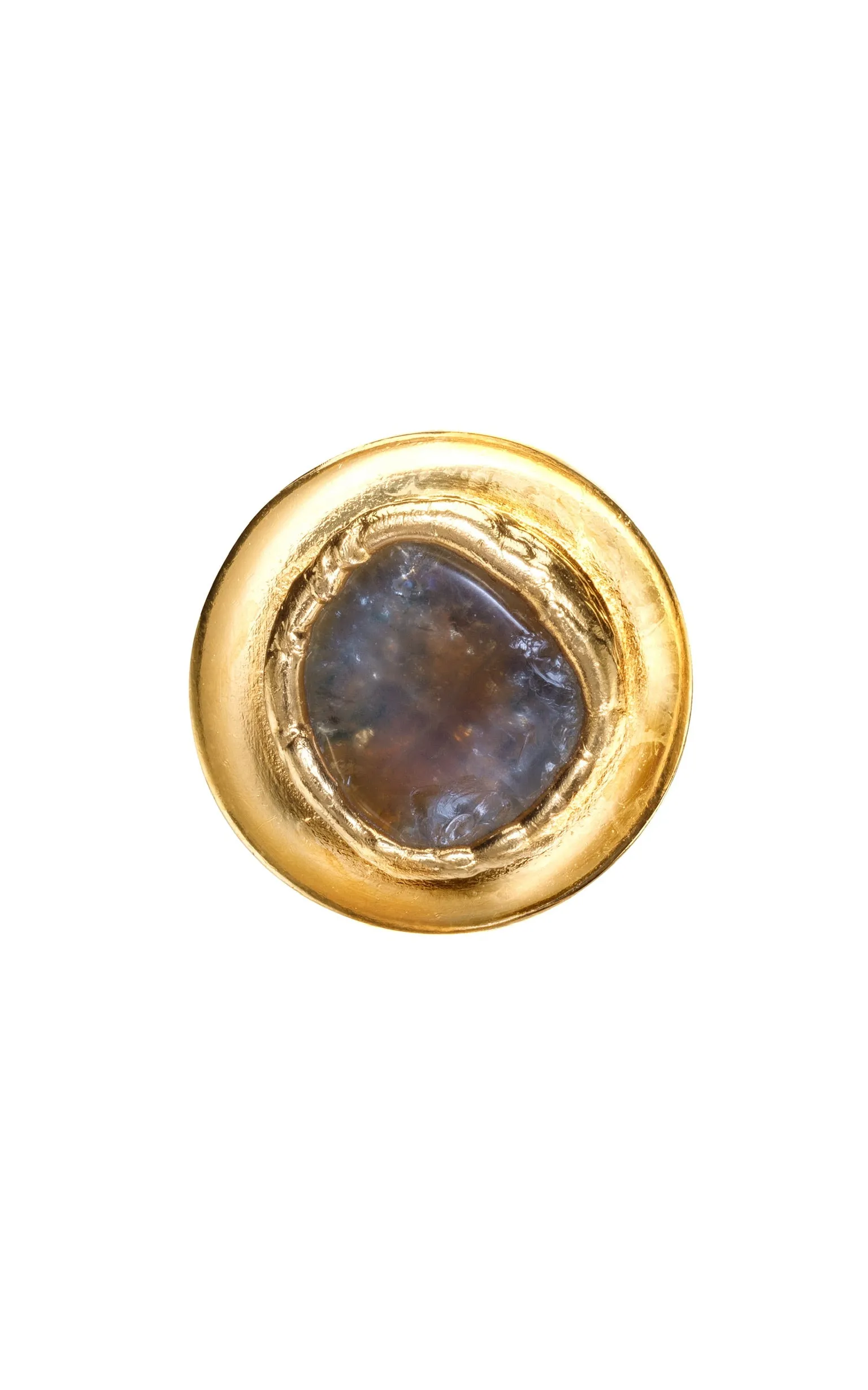 Crystal Planet Ring in Gold