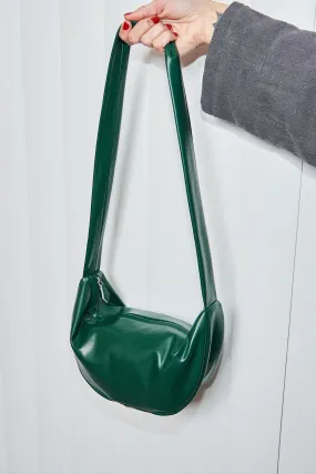 Forest Green Faux plant Leather Purse