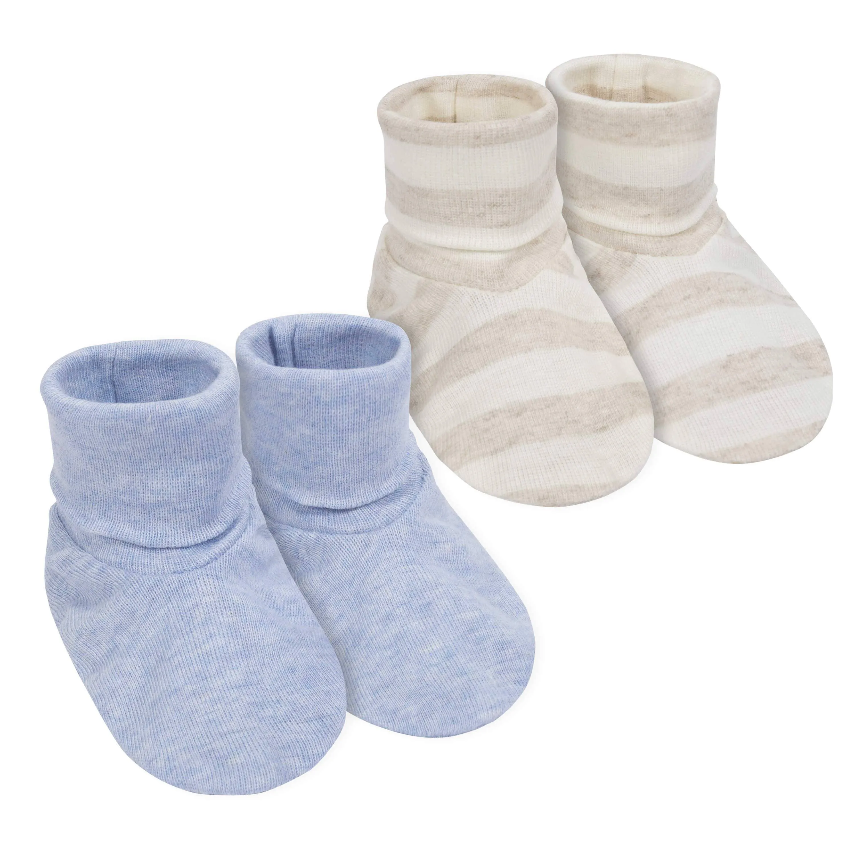 Gerber 2-Pack Boys Organic Cotton Booties