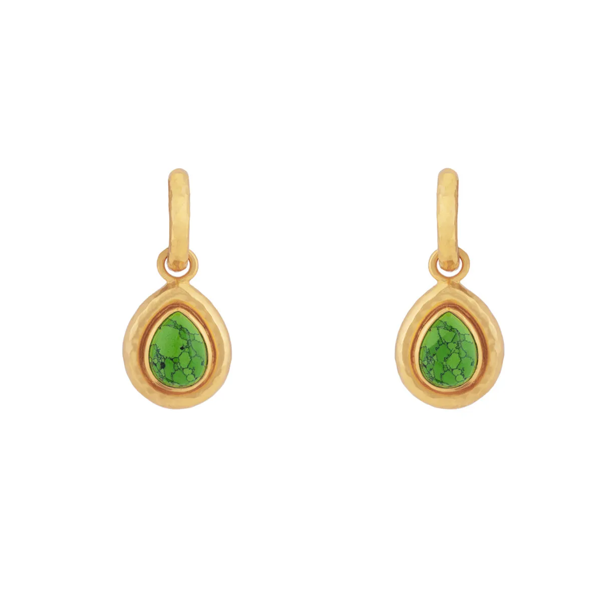 Ines Earrings Green Turquoise