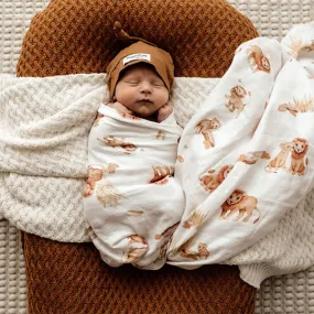 Lion I Organic Muslin Wrap