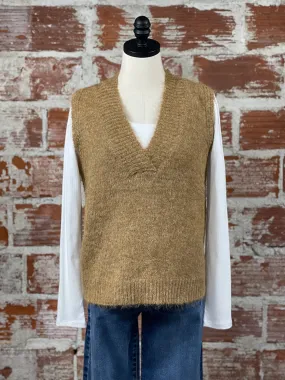 Nova Sweater Vest in Toffee