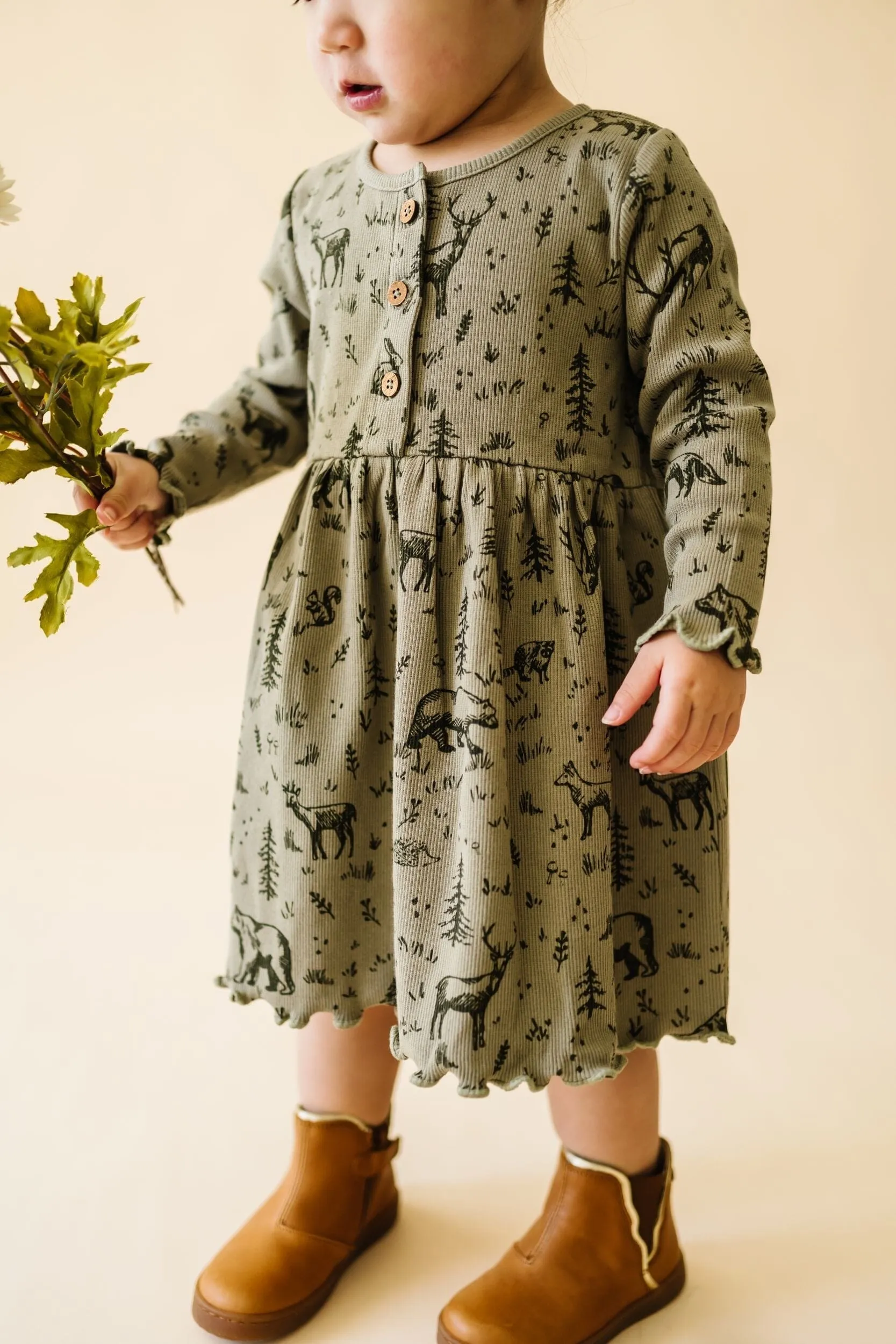 Organic Twirl Dress | Forest Folk