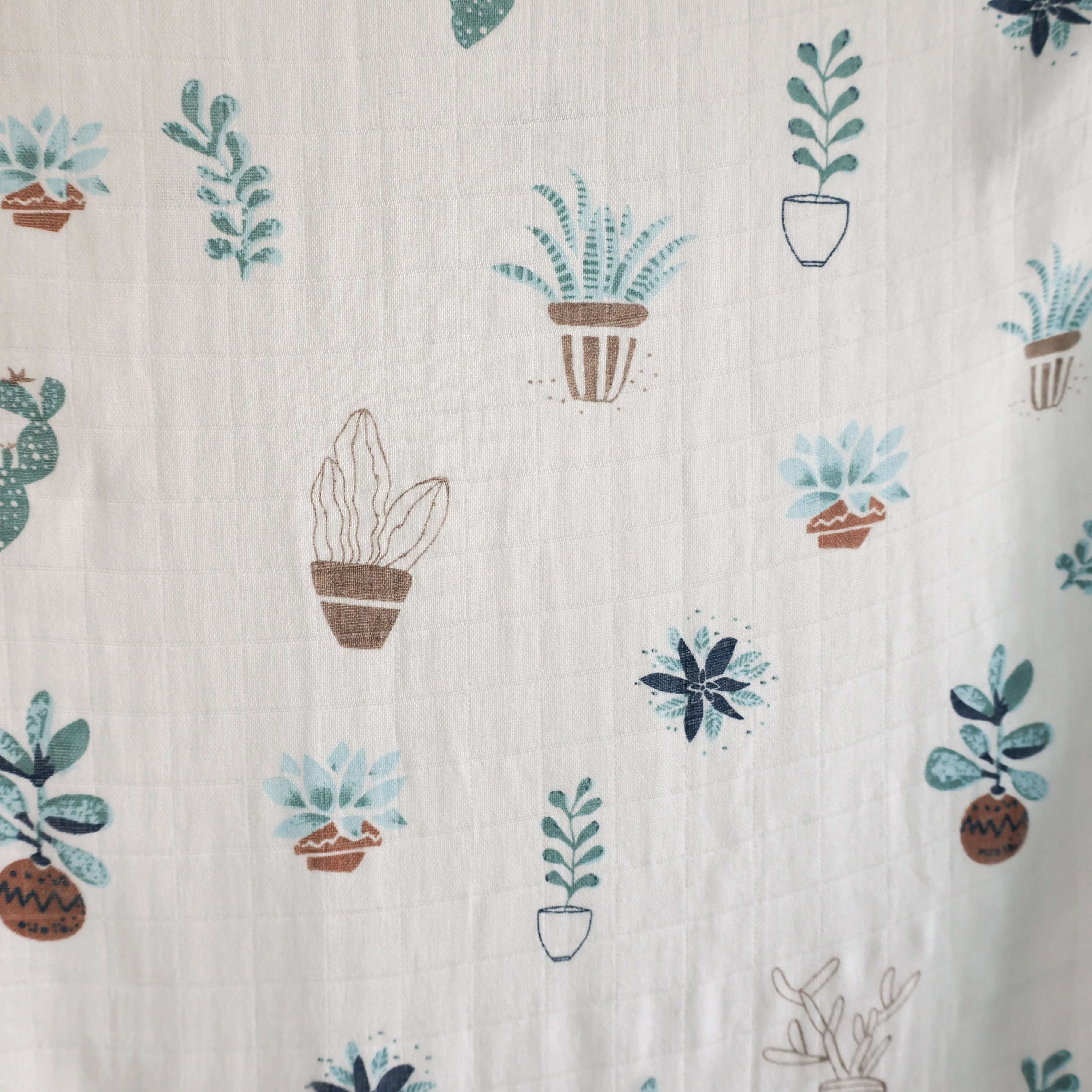 Plants Large Muslin Blanket