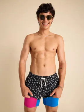 The Daisy Dives 4" (Classic Lined Swim Trunk)