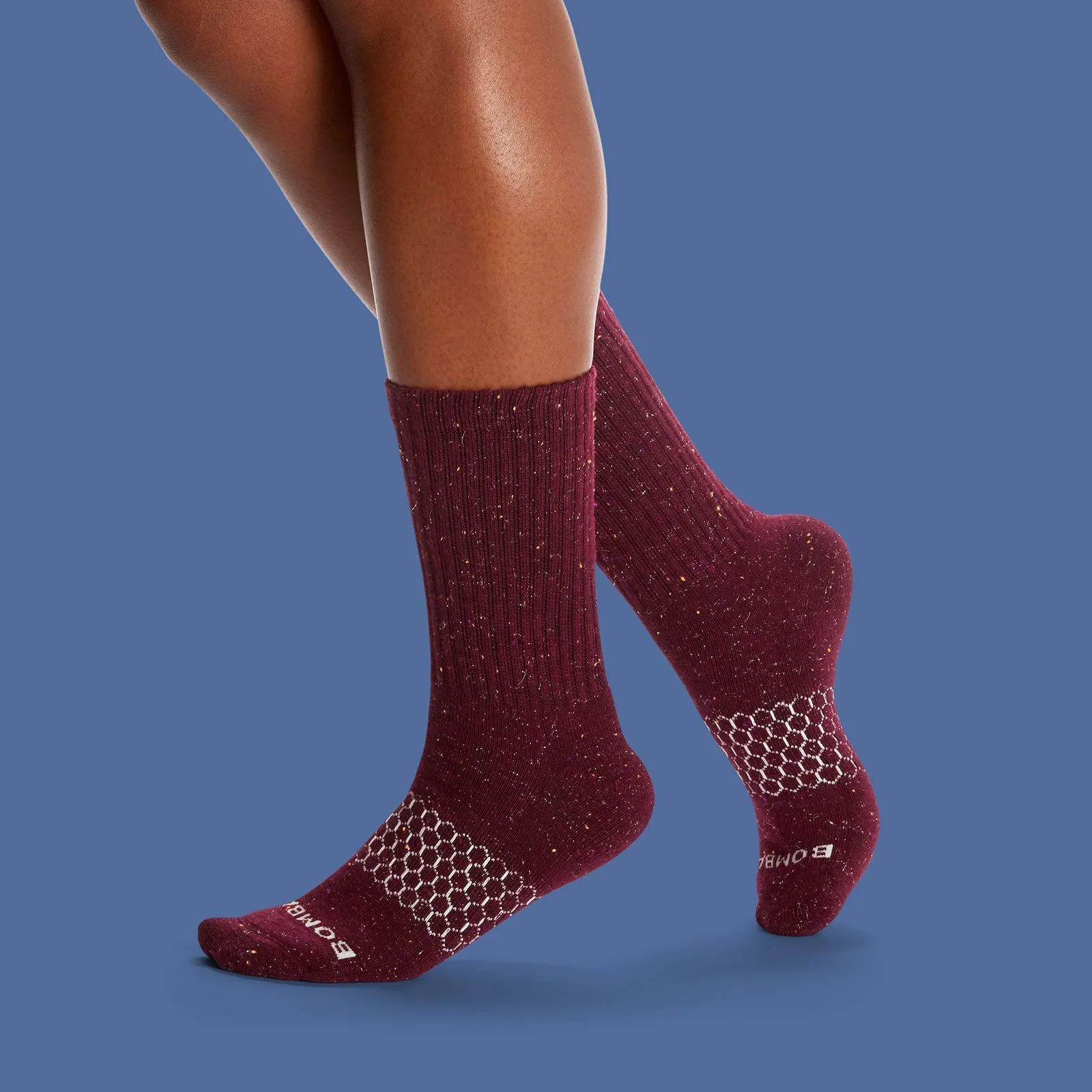 Women's Sparkle Donegal Calf Socks