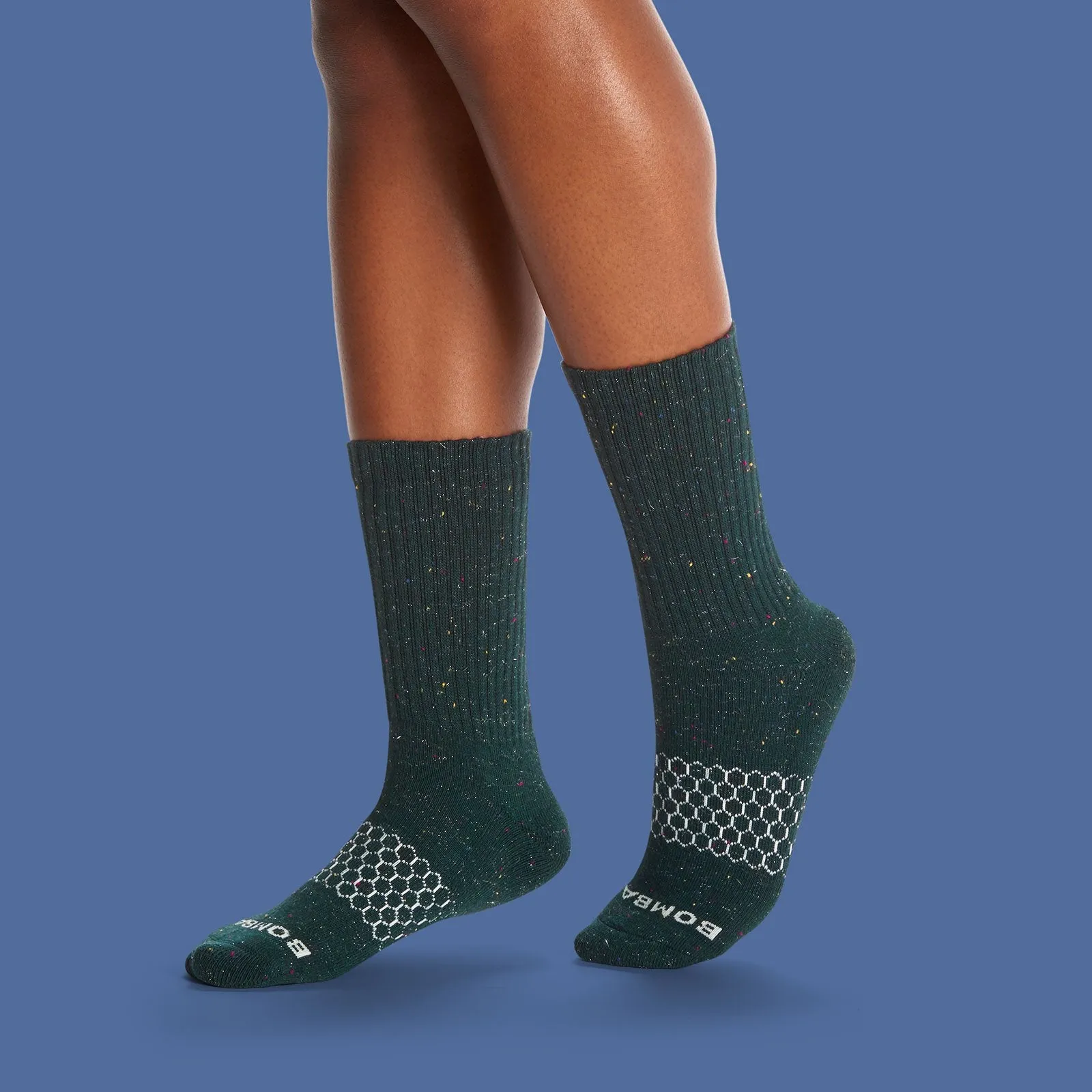 Women's Sparkle Donegal Calf Socks